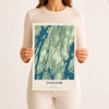 Map of Edgecomb, Maine, 12 x 18 inch unframed archival matte print