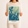 Map of Friendship, Maine, 12 x 18 inch unframed archival matte print