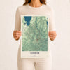 Map of Gorham, Maine, 12 x 18 inch unframed archival matte print