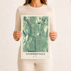Map of Livermore Falls, Maine, 12 x 18 inch unframed archival matte print