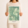 Map of Mapleton, Maine, 12 x 18 inch unframed archival matte print