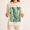 Map of Roxbury, Maine, 12 x 18 inch unframed archival matte print