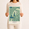 Map of Topsfield, Maine, 12 x 18 inch unframed archival matte print