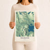 Map of Willimantic, Maine, 12 x 18 inch unframed archival matte print