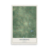 Map of Bainbridge, Michigan, 12 x 18 inch unframed archival matte print