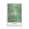 Map of Barton, Michigan, 12 x 18 inch unframed archival matte print