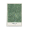 Map of Batavia, Michigan, 12 x 18 inch unframed archival matte print