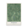 Map of Brookfield, Eaton County, Michigan, 12 x 18 inch unframed archival matte print