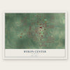 Byron Center, Michigan map print, the full design