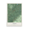 Map of Colfax, Benzie County, Michigan, 12 x 18 inch unframed archival matte print