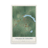Map of Concord, Michigan, 12 x 18 inch unframed archival matte print