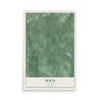 Map of Erwin, Michigan, 12 x 18 inch unframed archival matte print