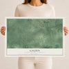 Map of Galien, Berrien County, Michigan, 12 x 18 inch unframed archival matte print