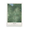 Map of Grant, Newaygo County, Michigan, 12 x 18 inch unframed archival matte print