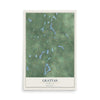 Map of Grattan, Michigan, 12 x 18 inch unframed archival matte print