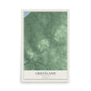 Map of Greenland, Michigan, 12 x 18 inch unframed archival matte print