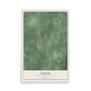 Map of Leslie, Ingham County, Michigan, 12 x 18 inch unframed archival matte print