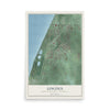 Map of Lincoln, Berrien County, Michigan, 12 x 18 inch unframed archival matte print