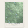 Lincoln Township, Clare County, Michigan map print, the full design