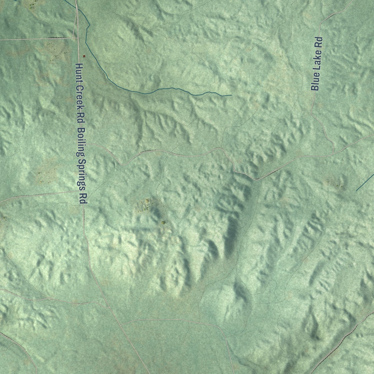 Close-up of the map of Loud, Michigan print showing street and building detail