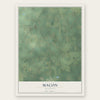 Macon, Michigan map print, the full design