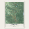 McKinley, Emmet County, Michigan map print, the full design