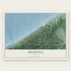 Michiana, Michigan map print, the full design