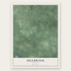 Millbrook, Michigan map print, the full design
