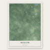 Moscow, Michigan map print, the full design