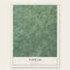 Nadeau, Michigan map print, the full design