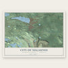 Negaunee, Michigan map print, the full design