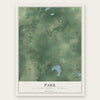 Park, St. Joseph County, Michigan map print, the full design