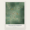 Pierson, Michigan map print, the full design