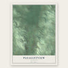 Pleasantview, Michigan map print, the full design