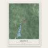 Quincy, Branch County, Michigan map print, the full design