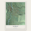 Ramsay, Michigan map print, the full design