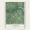 Richfield, Genesee County, Michigan map print, the full design