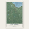 Roscommon, Roscommon County, Michigan map print, the full design