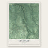 Stannard, Michigan map print, the full design