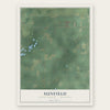 Sunfield, Eaton County, Michigan map print, the full design