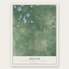 Sylvan, Washtenaw County, Michigan map print, the full design