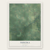Tuscola, Michigan map print, the full design