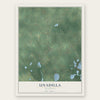 Unadilla, Michigan map print, the full design