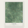 Vassar, Tuscola County, Michigan map print, the full design