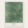 Verona, Michigan map print, the full design