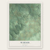 Warner, Michigan map print, the full design