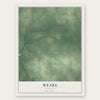 Weare, Michigan map print, the full design