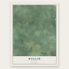 Weesaw, Michigan map print, the full design