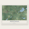 White Pigeon, St. Joseph County, Michigan map print, the full design