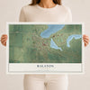 Map of Balaton, Minnesota, 12 x 18 inch unframed archival matte print